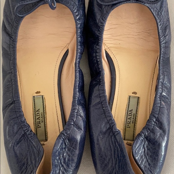 Prada Pointed Toe Flats Size 40 - Picture 5 of 6